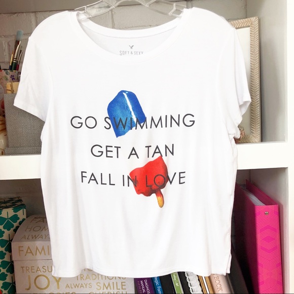 American Eagle Outfitters Tops - AE Soft Baby Tee